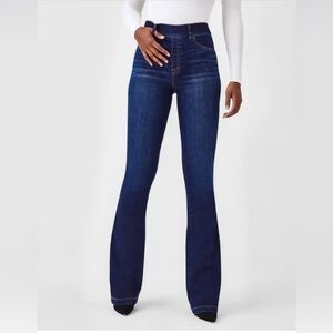 SPANX Flare Jeans, Midnight Shade - Size Petite XS